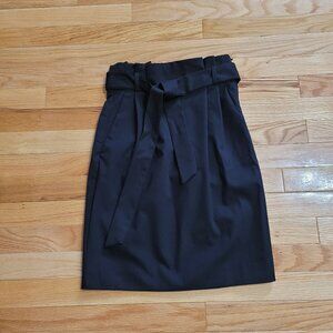 H & M Black Paper Bag Waist skirt